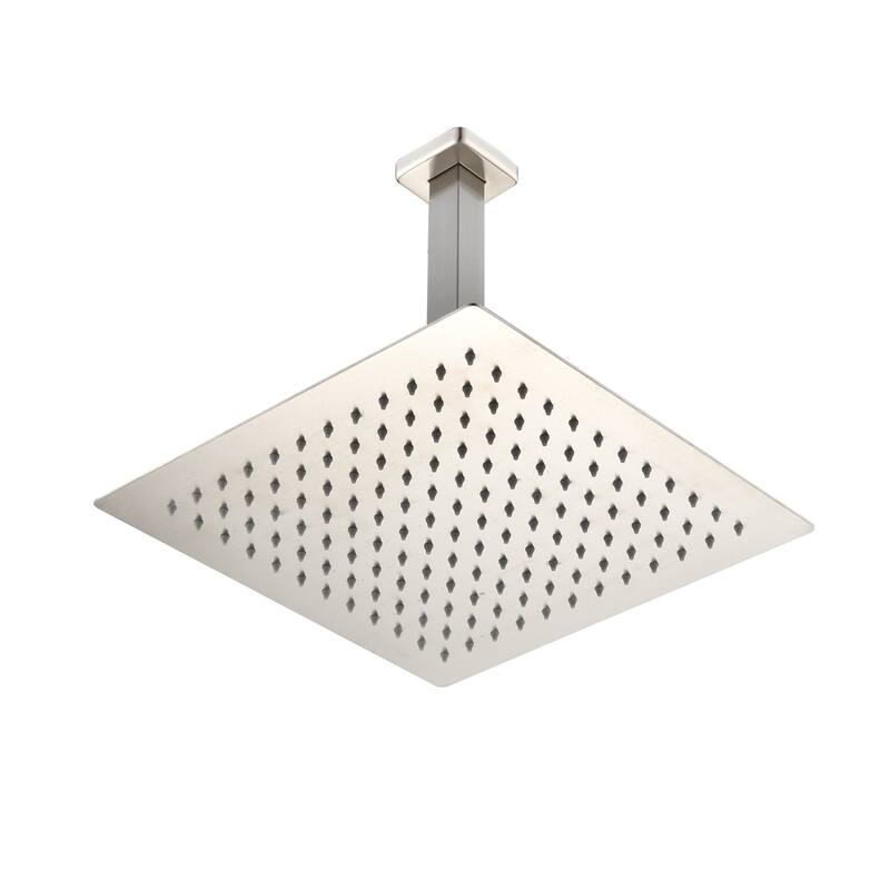 Ceiling Mounted Shower System, 16"Shower Head, Temperature Control